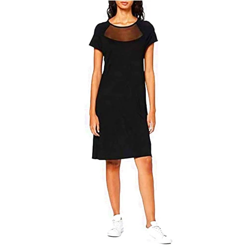 A｜X ARMANI EXCHANGE Armani Exchange Women's Cap Sleeve Jersey Mini Dress