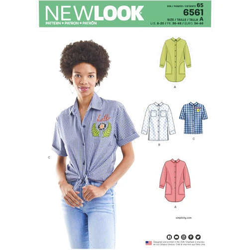New Look Pattern D0931 / 6561 - Misses' Knit Jumpsuit and Dresses, Size: A (6-8-10-12-14-16-18)