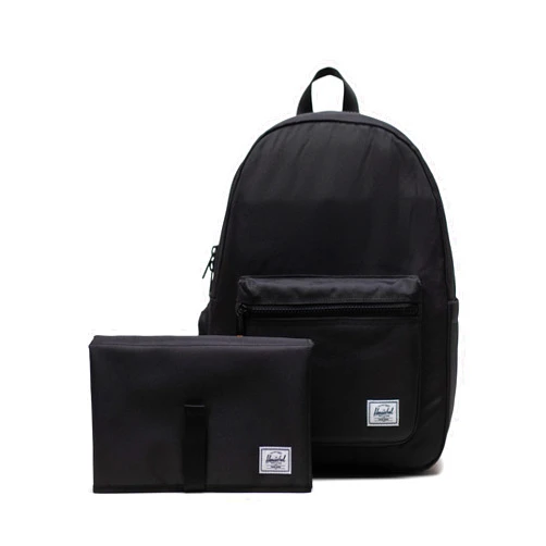 Herschel Supply Co. Women's Settlement Backpack Diaper Bag, Black, One Size