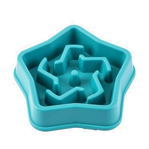 A4DOG Slow Feeder Dog Bowl - Maze Puzzle Feeder Dog Slow Feeder Bowl, Purple Dog Dish Slow Feeder, 2 Cup Slow Feeder Dog Bowls for Small, Medium, Large Breeds, Dry & Wet Food Slow Feeder for Pets