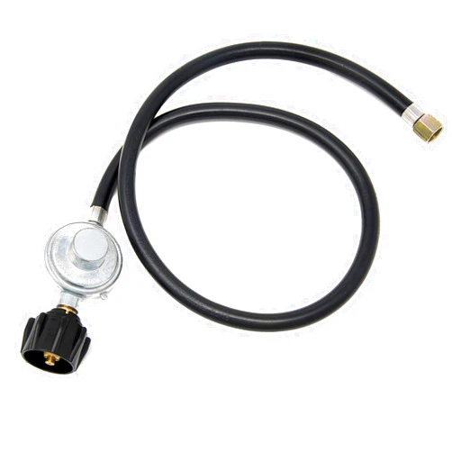Gas One GasOne Propane Regulator 3 Feet Universal QCC1 Grill Replacement with 42 inches hose for Most LP Gas Grill, Heater and Fire Pit Table, 3/8