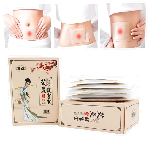 LEEOYINK Portable herbal heating patch for menstrual cramps, Period Heating Patches for Weak & Normal Flow,disposable heating patch，moxibustion heat therapy patch (8 Count)