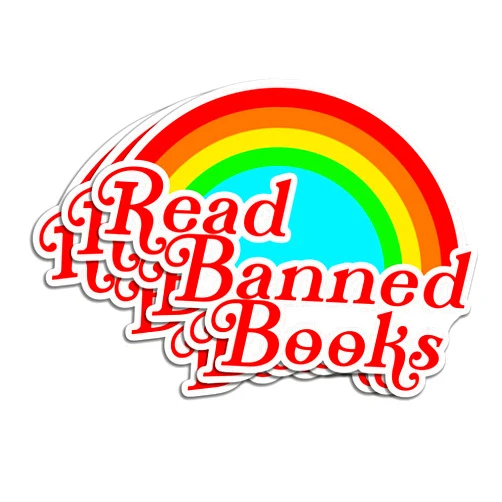 CZSTYLE (3 Pcs) Read Banned Books Sticker Reading Lover Book Lover Bookish Booktok Reader Water Assistant Vinyl Sticker for Water Bottle Laptop Kindle Phone Sticker Decal Decor Stuff 3 Inch
