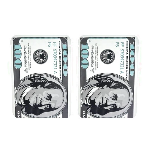 Generic 100 Pack Special Shaped Bags Resealable 3.5 oz Candy Bags Stand Up Size 3.5 x 4.75 inches
