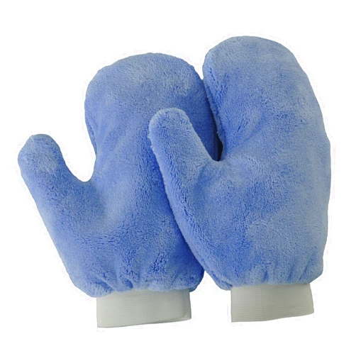 Eurow Microfiber Terry Weave Dusting & Polishing Mitt, Lint-Free, Scratch-Free, Ultra-Soft, for Home Cleaning & Auto Detailing, 2-Pack