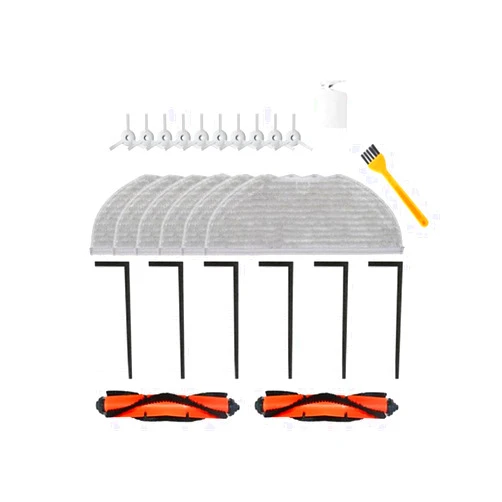 ISAMEX Compatible with Xiaomi G1 Mi Robot Vacuum-Mop Essential MJSTG1 Vacuum Cleaner Accessories Main Roller Brush Mop Cloth B