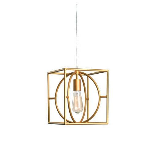 Kenroy Home 93882GLD Adele 1 Light Swag Pendant with Gold Finish, Modern Style, 11