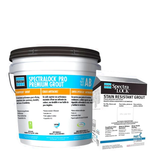 Generic LATICRETE Spectralock Pro Premium Grout Full Unit with Part C Powders (Dusty Grey Color)