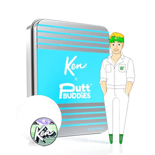 PuttBuddies Barbie x PuttBuddies Golf Collection - Collectable Golf Divot Tool & Ball Marker Gift Set
