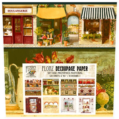 Flonz Decoupage Paper Pack (24 Sheets 6