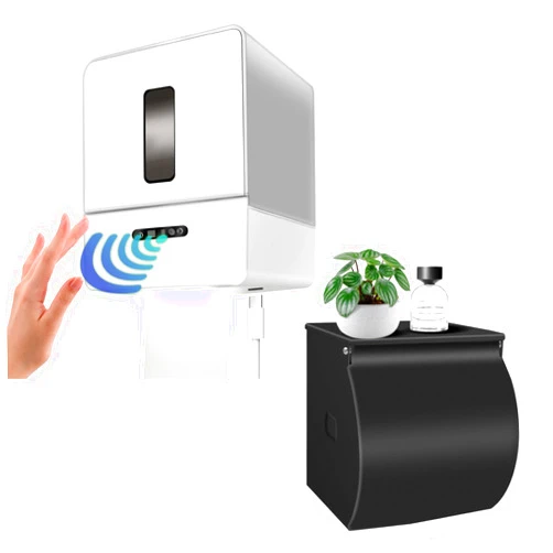 FARVIGOR Toilet Paper Holder and Automatic Toilet Paper Dispenser