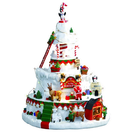 Lemax Village Collection Lemax 84348 Christmas North Pole Tower, Multicolored