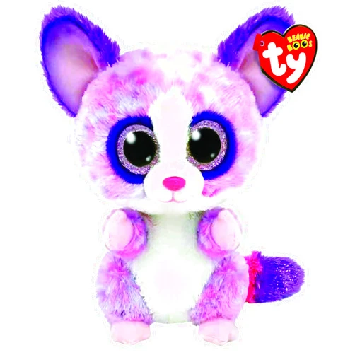 TY Toys Beanie Boo Pink Bush Baby Becca - 15 CM, Purple (2009296)