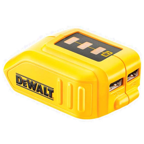 DEWALT 12V/20V MAX USB Charger with 2 Ports and State of Charge Indicator(DCB090)