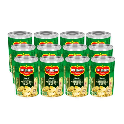 Del Monte® Quartered Artichoke Hearts 14 oz. Can, 12 Pack