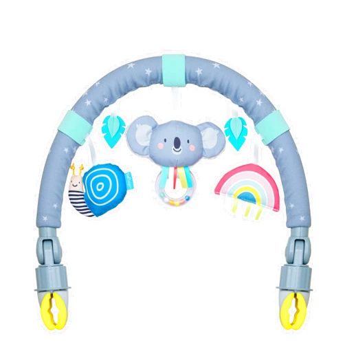 Taf Toys Koala Daydream pram, Stroller & car seat Arch | Ideal for Infants & Toddlers, Activity Arch with Fascinating Toys, Stimulates Baby’s Senses and Motor Skills Development, for Easier Outdoors