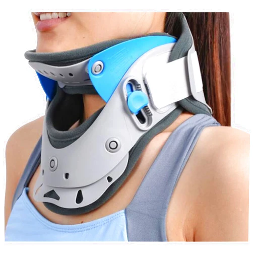 WJYLM Adjustable Cervical Traction Device, Neck Spinal Traction Cervical Collar Brace, Cervical Neck Traction Device for Home Improving Spine Alignment and Neck and Shoulder Pain Relief