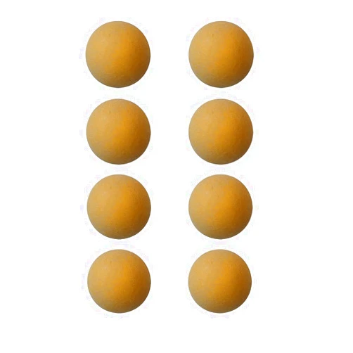 Shelti Official Yellow Foosballs - Professional Set of 8 Replacement Foosball Balls