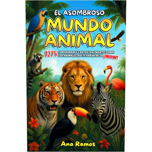 Ana Ramos El Asombroso Mundo Animal: 1275 Curiosidades y Datos Fascinantes sobre los Animales que te Harán Decir ¡WOW! (Spanish Edition)