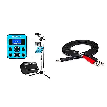Singtrix Party Bundle on SharkTank & Kardashians, Karaoke Machine Transforms Your Voice & Hosa CMP-159 3.5 mm TRS to Dual 1/4