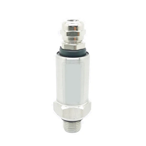 CASHOE Pressure Transmitter Pressure Transmitter Sensor Water Oil Fuel Gas air G1/4 12-36V 4-20mA 0-600bar Stainless Steel Pressure transducer 2pcs (Size : 0-0.5Mpa)