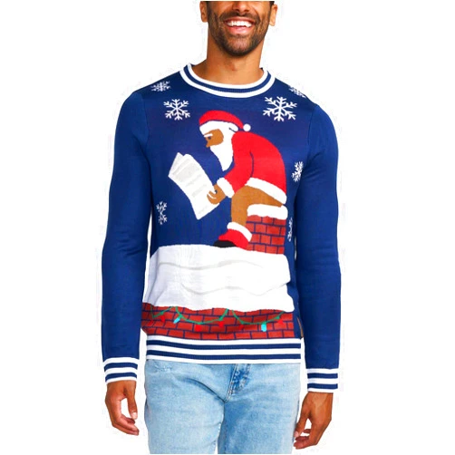Tipsy Elves Men's Ugly Christmas Sweaters - Funny Christmas Sweaters for Men - Fun Winter Pullovers