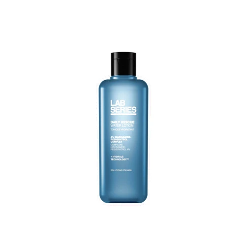 Lab Series Men's Daily Rescue Water Lotion Toner - Moisturizing Essence Skin Care for Men - Hydrating Face Toner with Niacinamide, 6.7 Fl Oz