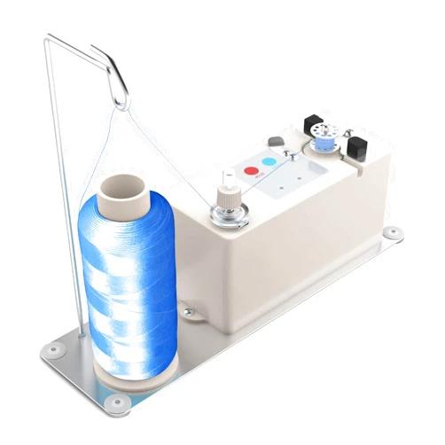 Kungfuking Automatic Bobbin Winder for Sewing Machine Electric Bobbin Winding with Spool Thread Stand for Brother, Babylock, Singer, Janome, Automatic Thread Sewing Machine Accessory