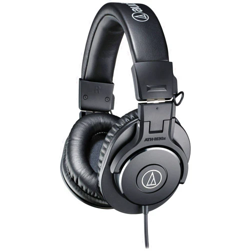 Audio-Technica ATH-M30x Professional Studio Monitor Headphones (Renewed)
