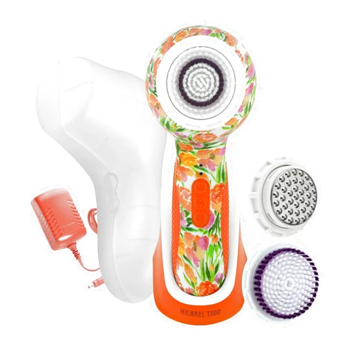 Michael Todd Beauty - Soniclear Elite - Facial Cleansing Brush System - 6-Speeds - Face Cleansing Brush & Exfoliating Body Scrubber