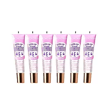 Broadway Vita-Lip Clear Lip Gloss 0.47oz/14ml (Vitamin E) 6 PACK