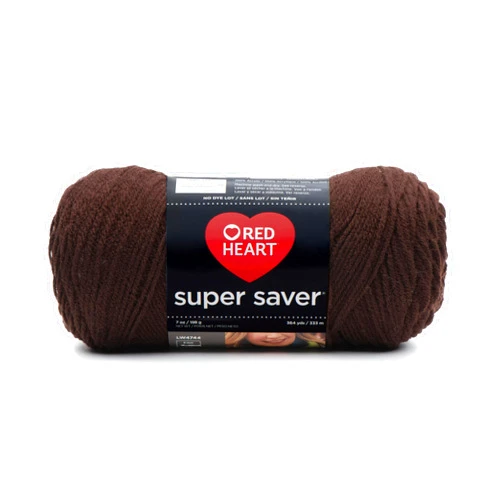 RED HEART Super Saver Yarn, Coffee