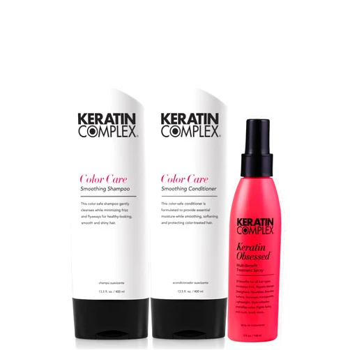 Keratin Complex Retail Kit with Shampoo, Conditioner, and Keratin Obsessed 5oz