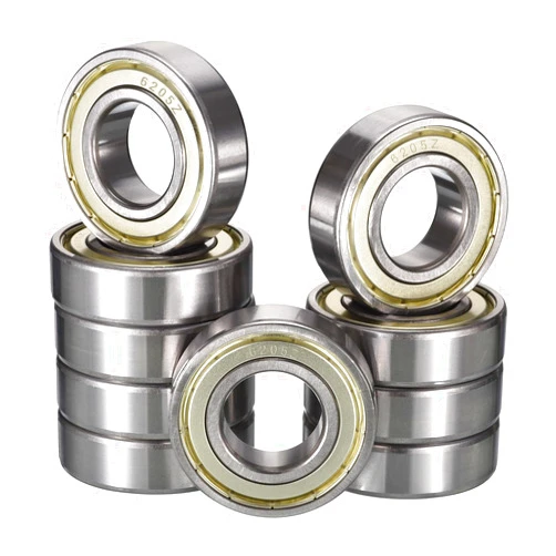 HIPICCO 6205ZZ Deep Groove Ball Bearings, ID 25mm x OD 52mm x Width 15mm Double Metal Shielded Ball Bearing Chrome Steel Z2 Lever 10pcs
