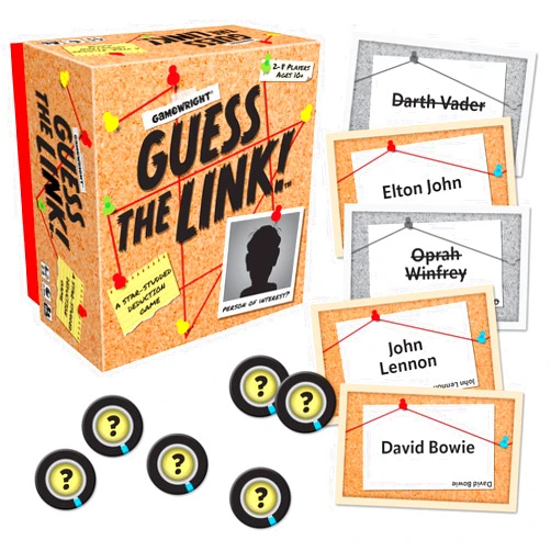 Gamewright - Guess The Link, A Star-Studded Deduction Game - Card Game for Kids - Ages 10 and Up - Perfect for Family Game Night