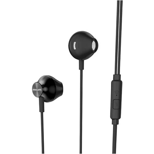 PHILIPS Wired Earbuds 3.5mm with Microphone, in Ear Headphones with mic, Powerful Bass, Lightweight, Wired Earphones, Button in-line Remote Ear Buds Wired