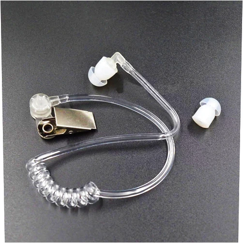 CQACQ 1PCS Secret Spy Earpiece Headphones Costume Accessory for FBI Badge Prop Halloween Costume Accessories,Christmas Costume Accessories