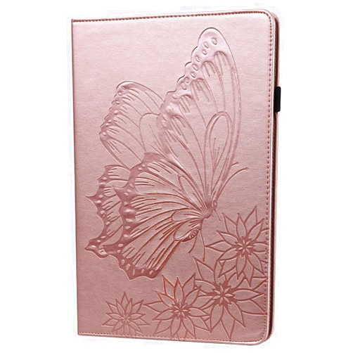 TRUKJ Tablet PC case PU Leather Case Flip Wallet Protective Cover Butterfly Embossed Protective Cover Card Slot Tablet PC Cover Suitable Compatible with Lenovo Tab M8 4rd Gen TB-300FU/TB-300XU (2023) tablet