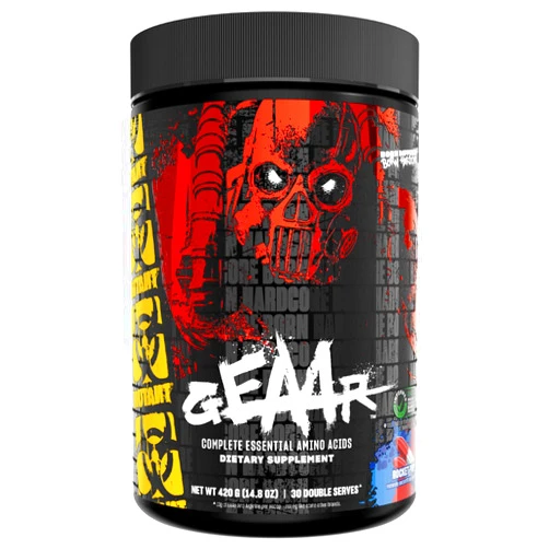 Mutant GEAAR - 9.4g of EAA Powder + Arginine, 7g BCAAs, 4g Leucine, Electrolytes, Coconut Water, Delicious Taste - 30 Servings - Rocket Pop