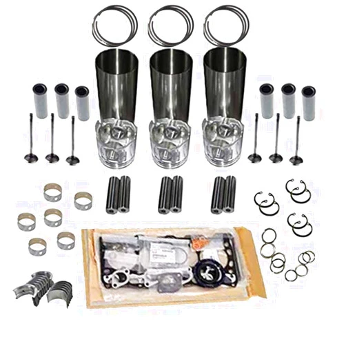 Wishbay Overhaul Rebuild Kit Compatible with Yanmar 3TNV88 3TNV88-MJT/DSA 3TNV88-QTB Engine Takeuchi TB135
