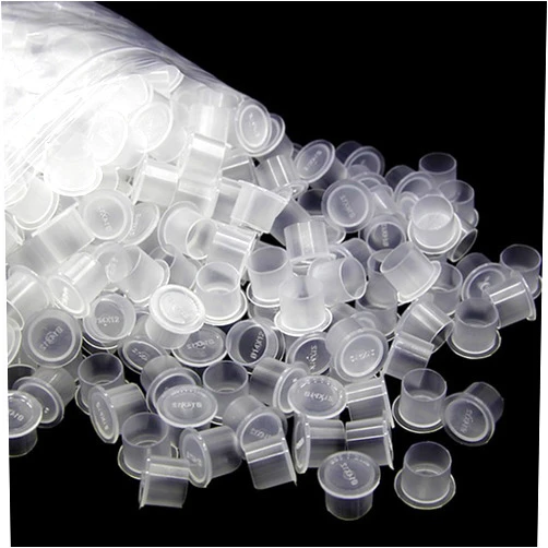 Jconly Tattoo Ink Caps - Jconly 1000Pcs Tattoo Ink Cups Pigment Caps With Base Sizes 11mm Disposable Tattoo Caps Tattoo Supplies (1000PCS Small #11)…