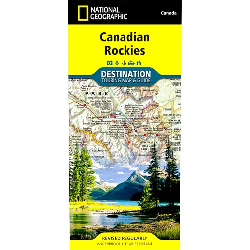 National Geographic Maps Canadian Rockies Map (National Geographic Destination Map)
