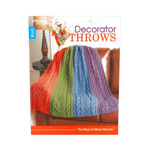 By Mary Maxim (Author) Decorator Throws: Knit (Best of Mary Maxim)