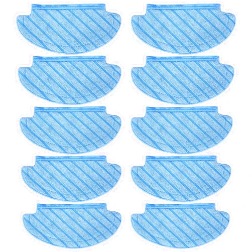 Ruitutedianzi 10Pcs Mop Cloth Cleaning Pads for Ozmo 920 950 N8/T5/N5/N5S Series Vacuum Cleaner Parts Washable