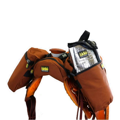 TrailMax Horn Saddle Bag & Pommel Pocket Saddle Bag Combo; Horn & Pommel Saddle Bag Combo for Horses; Saddle Bags for Western & Endurance Saddles; Trail Riding Saddle Bags