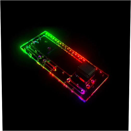 Bykski Acrylic Distro Distribution Plate Waterway Boards with DDC Pump for Cooler Master Computer Case (for HAF 700Evo Cooler Master Computer Case)