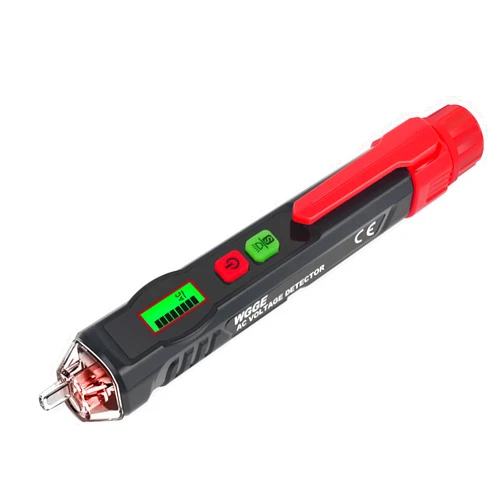 WGGE AC Voltage Tester/Non-Contact Voltage Tester with Dual Range AC 12V-1000V/48V-1000V, Electrical Pen with LCD Display and Flashlight Buzzer Alarm, Detect Wire Breakpoint, Live/Null Wire Tester.