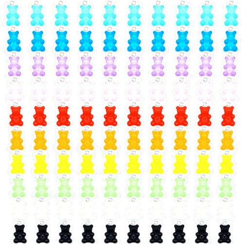 ZOCONE Colorful Candy Pendant Charm, Cute Resin Charms for Jewelry Making Keychains Necklace Bracelet Earrings, Resin Supplies for DIY Crafts Decoration