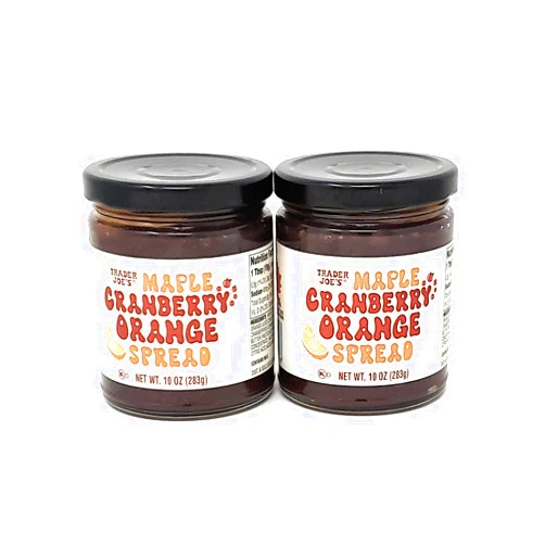 Generic Trader Joe's Limited Edition Maple Cranberry Orange Spread Net Wt 10 Oz - Pack of 2