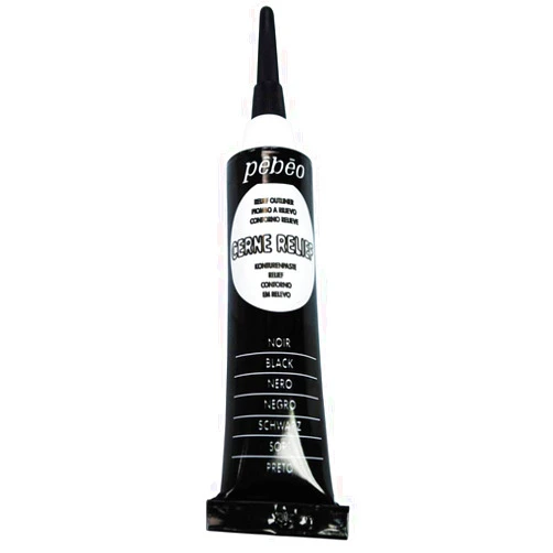 Pebeo 390100 Vitryu Outliner, 0.7 fl oz (20 ml), Black
